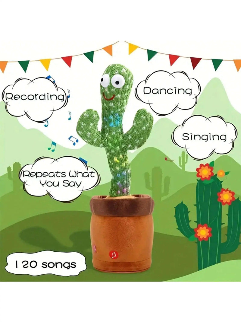 Cactus Falante Dançante: Brinquedo Interativo e Divertido para Bebês