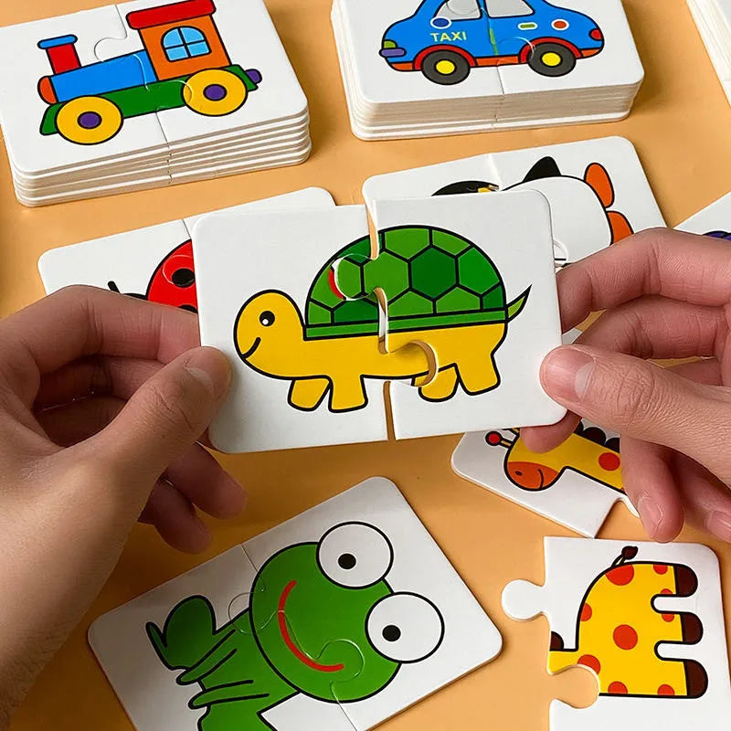 Montessori Puzzle Educativo: Brinquedo de Treinamento Cognitivo para Crianças