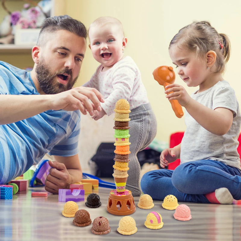 Simulação Food Kitchen Toy: Brinquedo Educativo de Sorvete para Crianças